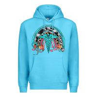 Ocean Blue nurse rainbow Premium Hoodie - NancyCooperArtShop