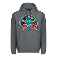 Rock nurse rainbow Premium Hoodie - NancyCooperArtShop