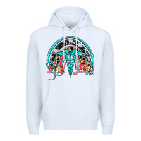 White nurse rainbow Premium Hoodie - NancyCooperArtShop