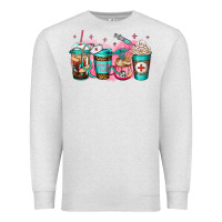 Oatmeal Heather nurse fuel coffee Premium Sweatshirt - Jasminsmagicworld