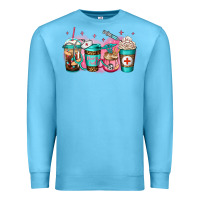 Ocean Blue nurse fuel coffee Premium Sweatshirt - Jasminsmagicworld