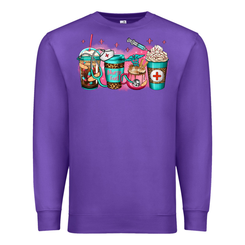 Nurse Fuel Coffee Premium Sweatshirt by Jasminsmagicworld | Teevron