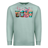 Seafoam nurse fuel coffee Premium Sweatshirt - Jasminsmagicworld