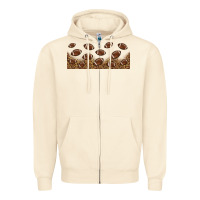 Sandshell leopard american football libbey glass Zipper Hoodie - HRA Design Shop