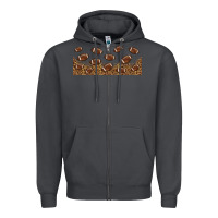 Smoke leopard american football libbey glass Zipper Hoodie - HRA Design Shop
