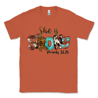 Copper She Is Strong Proverbs 31 25 Classic Tee - FaDigitalArtStudio