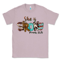 Lilac She Is Strong Proverbs 31 25 Classic Tee - FaDigitalArtStudio