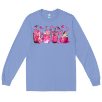 Colony Blue Breast Cancer Coffee Cups Long Sleeve Tee - texasbilliewilder