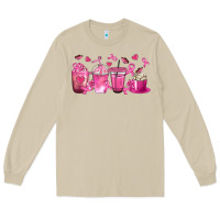 Mushroom Breast Cancer Coffee Cups Long Sleeve Tee - texasbilliewilder