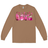 Toasted Coconut Breast Cancer Coffee Cups Long Sleeve Tee - texasbilliewilder