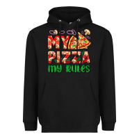 Black my pizza  my rules Heavyweight Hoodie - AdoDesignShop