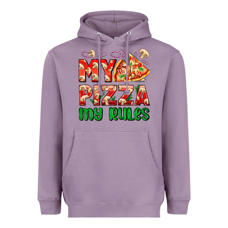 My Pizza  My Rules Heavyweight Hoodie by AdoDesignShop | Teevron