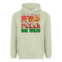 Matcha my pizza  my rules Heavyweight Hoodie - AdoDesignShop