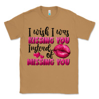 Toasted Coconut i wish i was kissing you instead of missing you Classic Tee - FaDigitalArtStudio