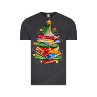 Vintage Black book christmas tree Vintage Tee - Zillion Design Studio