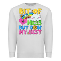 Dove Grey bit of a mess but doin my best Premium Sweatshirt - NancyCooperArtShop