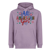 Lavender all american girl Heavyweight Hoodie - Artiststas