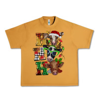 Peanut Butter Christmas ho ho ho cow Urban Heavy Tee - BarkalooDesign