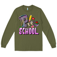 Army Green preschool Long Sleeve Tee - RanaPortraitStore