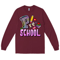 Burgundy preschool Long Sleeve Tee - RanaPortraitStore