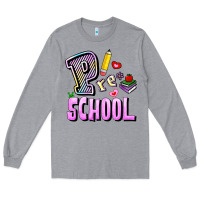 Heather Grey preschool Long Sleeve Tee - RanaPortraitStore