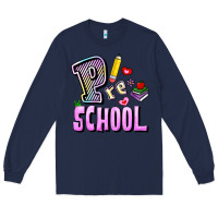 Navy preschool Long Sleeve Tee - RanaPortraitStore