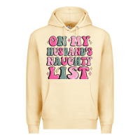 Pina Colada on my husband's naughty list Premium Hoodie - MaliasSmallBusiness