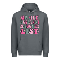 Rock on my husband's naughty list Premium Hoodie - MaliasSmallBusiness