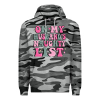 Slate Camo on my husband's naughty list Premium Hoodie - MaliasSmallBusiness
