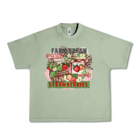 Oil Green farm fresh strawberries Urban Heavy Tee - Zillion Design Studio