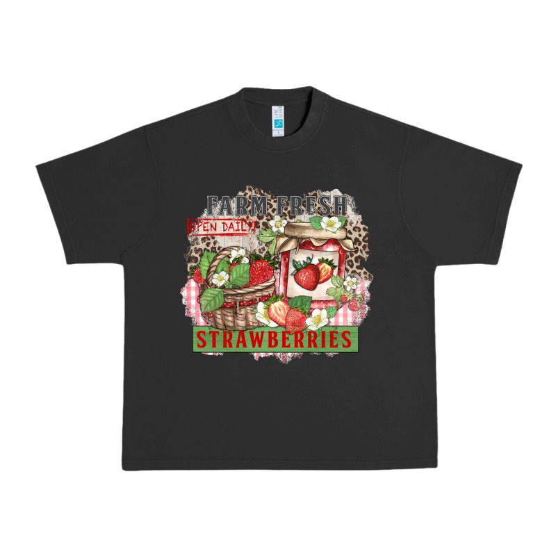 Farm Fresh Strawberries Urban Heavy Tee by Zillion Design Studio | Teevron