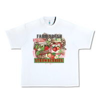 White farm fresh strawberries Urban Heavy Tee - Zillion Design Studio
