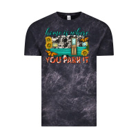 Cloud Black home is where  you park it Vintage Tee - texasbilliewilder