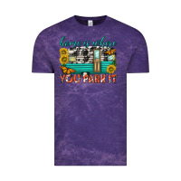 Cloud Purple home is where  you park it Vintage Tee - texasbilliewilder