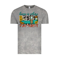 Cloud Rock home is where  you park it Vintage Tee - texasbilliewilder