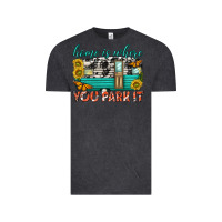 Vintage Black home is where  you park it Vintage Tee - texasbilliewilder