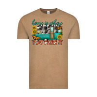Vintage Coffee home is where  you park it Vintage Tee - texasbilliewilder