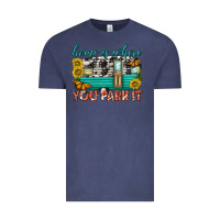 Vintage Denim home is where  you park it Vintage Tee - texasbilliewilder