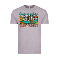 Vintage Zinc home is where  you park it Vintage Tee - texasbilliewilder