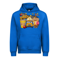 Cobalt School Bus Coffee And Star Bbs Urban Hoodie - BundleAndBundleShop