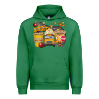Emerald School Bus Coffee And Star Bbs Urban Hoodie - BundleAndBundleShop