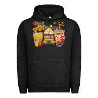 Pigment Black School Bus Coffee And Star Bbs Urban Hoodie - BundleAndBundleShop