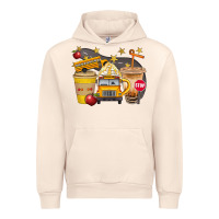Sandshell School Bus Coffee And Star Bbs Urban Hoodie - BundleAndBundleShop