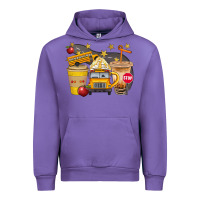 Tulip School Bus Coffee And Star Bbs Urban Hoodie - BundleAndBundleShop
