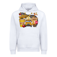 White School Bus Coffee And Star Bbs Urban Hoodie - BundleAndBundleShop