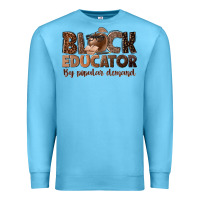 Ocean Blue black educator by popular demand Premium Sweatshirt - NancyCooperArtShop