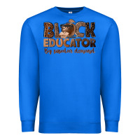 True Royal black educator by popular demand Premium Sweatshirt - NancyCooperArtShop