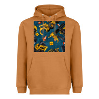 Meerkat construction vehicles seamless pattern Heavyweight Hoodie - BundleAndBundleShop