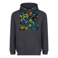 Smoke construction vehicles seamless pattern Heavyweight Hoodie - BundleAndBundleShop