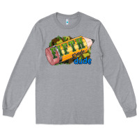 Heather Grey fifth grade dude Long Sleeve Tee - RanaPortraitStore